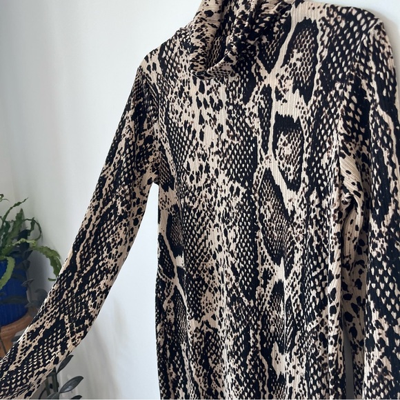 Zara Animal Print Midi Dress Size L Ref 5643324 - Picture 6 of 16